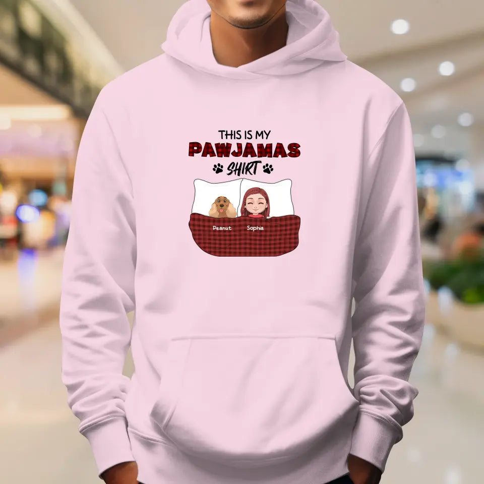 This Is My Pawjamas Shirt - Custom Pet - Personalized Gifts For Dog Lovers - Unisex T-shirt