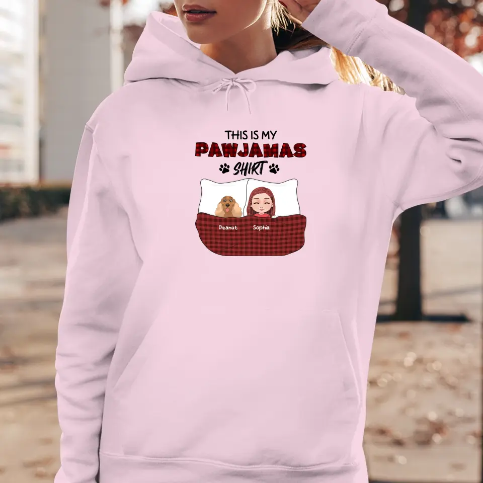 This Is My Pawjamas Shirt - Custom Pet - Personalized Gift For Dog Lovers - Unisex Sweater