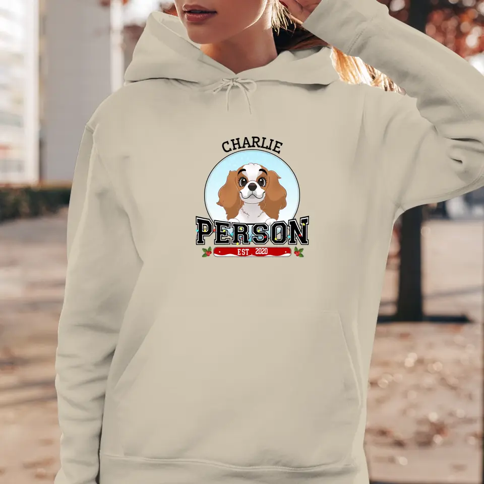 Dog Person - Custom Name - Personalized Gifts for Dog Lovers - Unisex Sweater