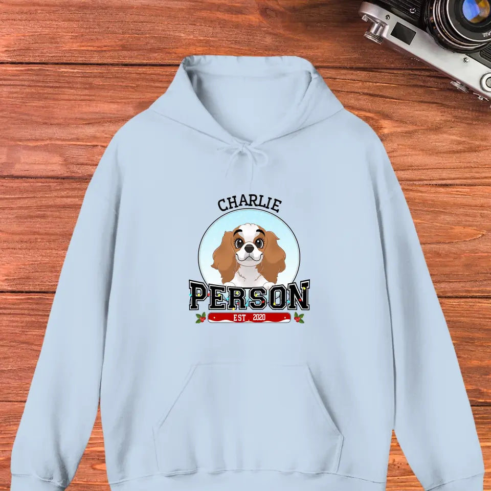 Dog Person - Custom Name - Personalized Gifts For Dog Lovers - Unisex Hoodie