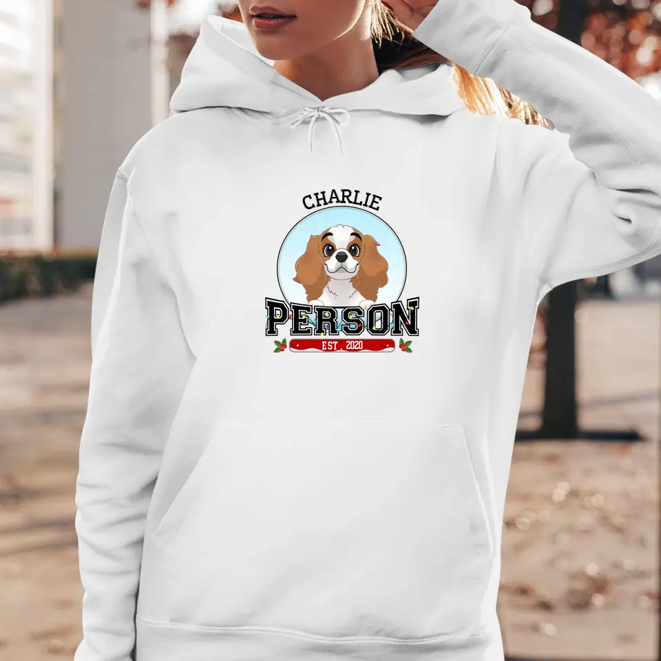 Dog Person - Custom Name - Personalized Gifts for Dog Lovers - Unisex Sweater