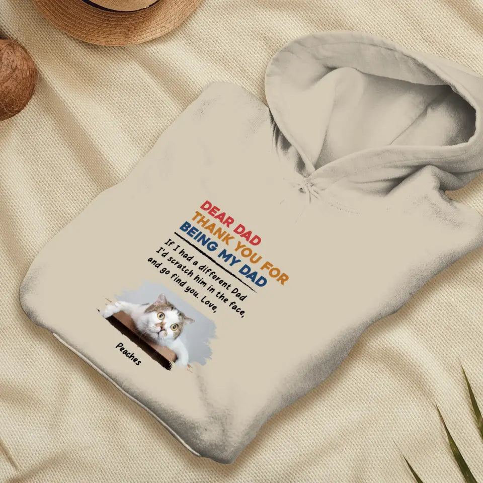 Thank You - Custom Photo - Personalized Gifts For Cat Lovers - Unisex T-shirt