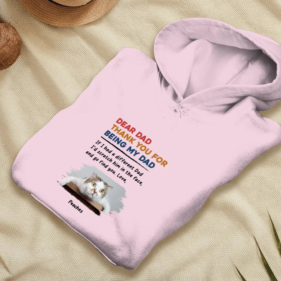 Thank You - Custom Photo - Personalized Gifts For Cat Lovers - Unisex T-shirt