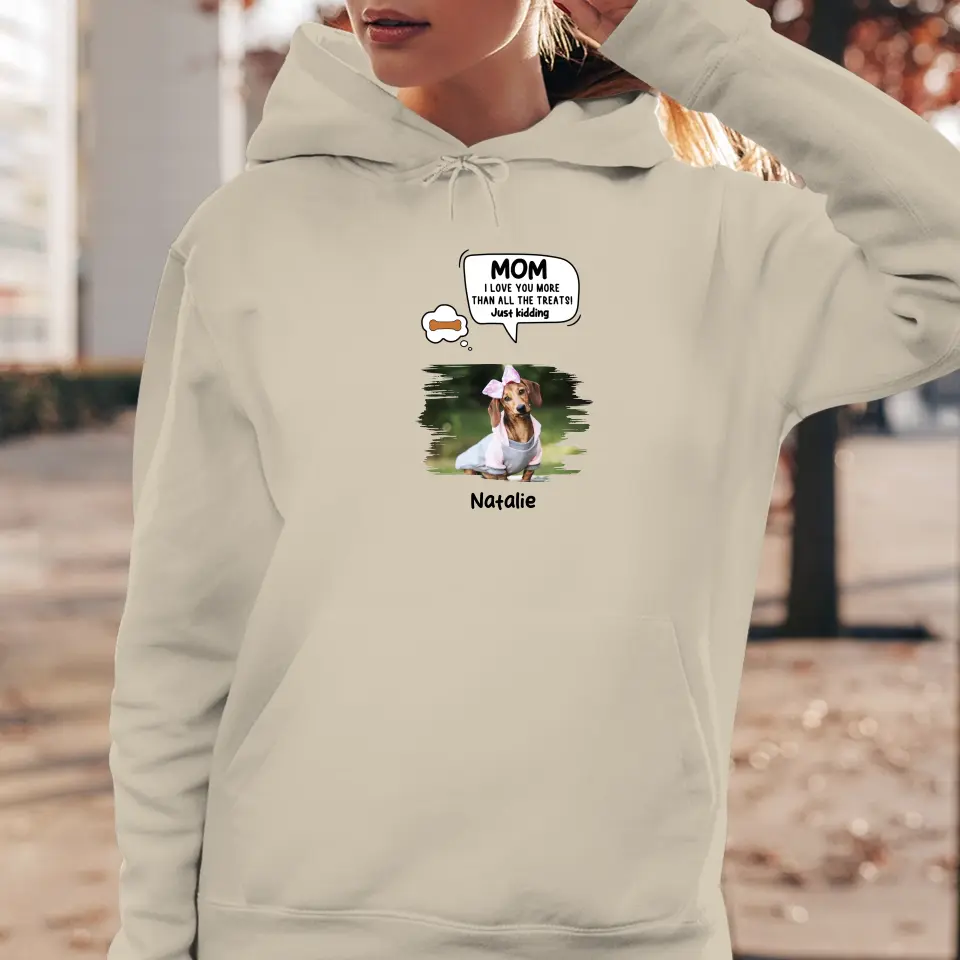 Pet Just Kidding Photo - Custom Photo - Personalized Gifts For Dog Lovers - Unisex T-shirt