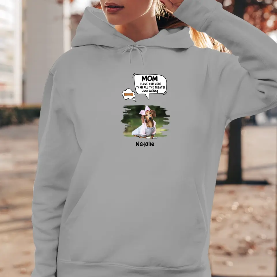 Pet Just Kidding Photo - Custom Photo - Personalized Gifts For Dog Lovers - Unisex T-shirt