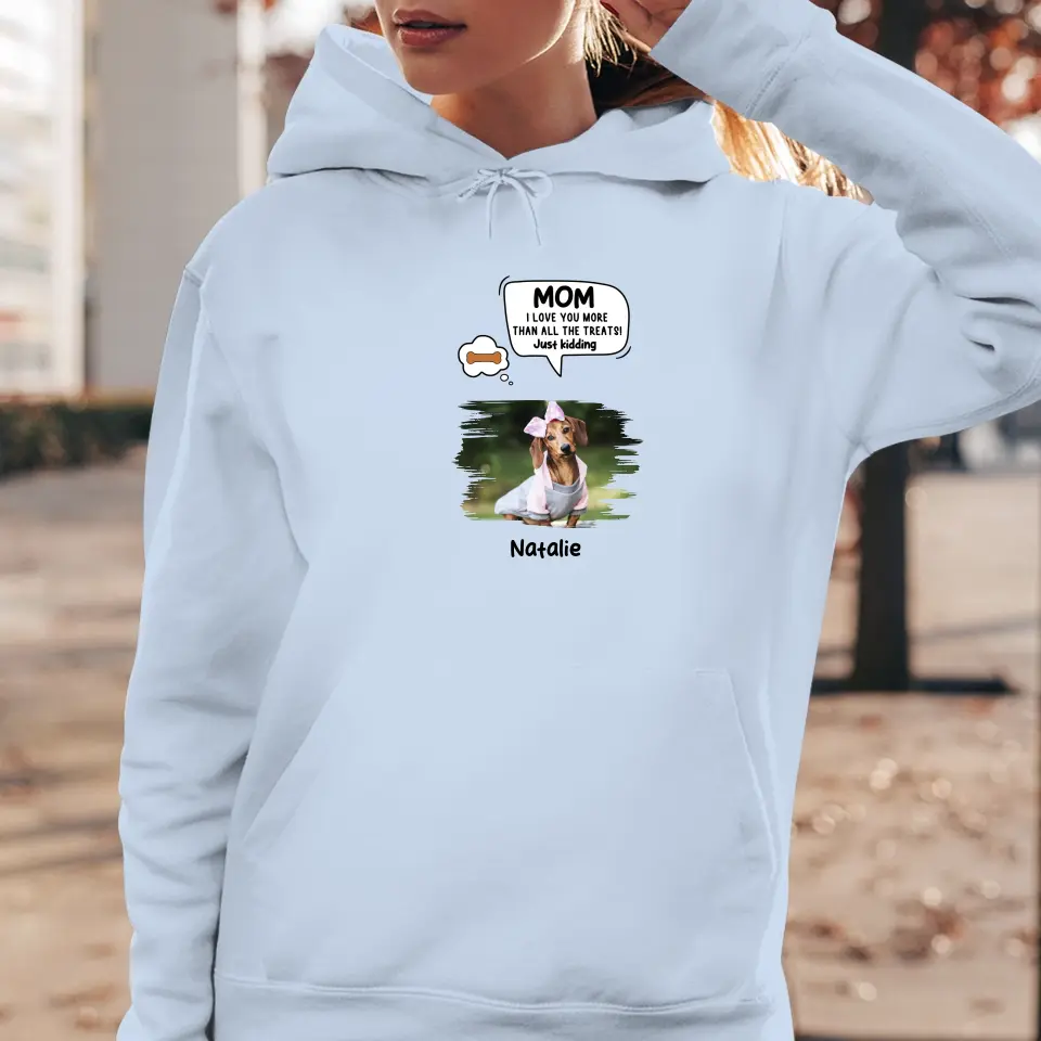 Pet Just Kidding Photo - Custom Photo - Personalized Gifts for Dog Lovers - Unisex Sweater