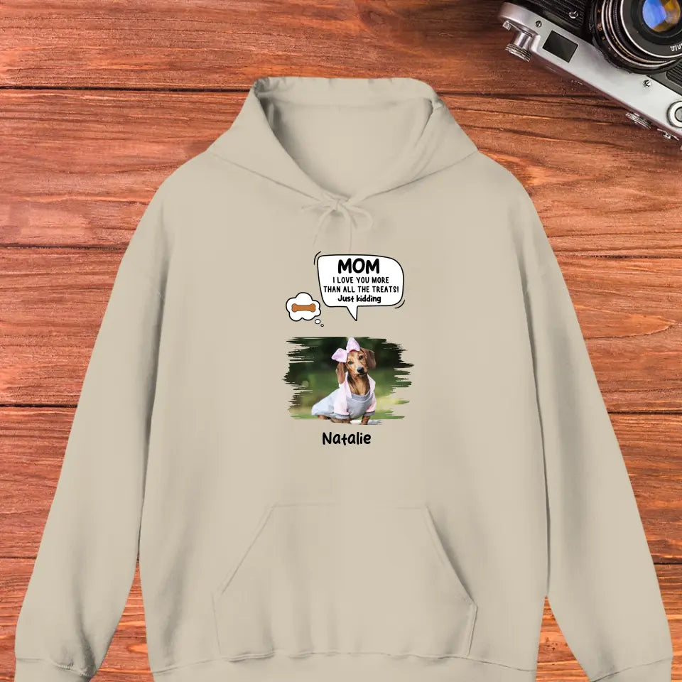 Pet Just Kidding Photo - Custom Photo - Personalized Gifts for Dog Lovers - Unisex Sweater