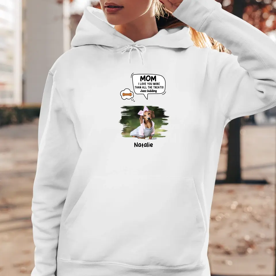 Pet Just Kidding Photo - Custom Photo - Personalized Gifts For Dog Lovers - Unisex T-shirt