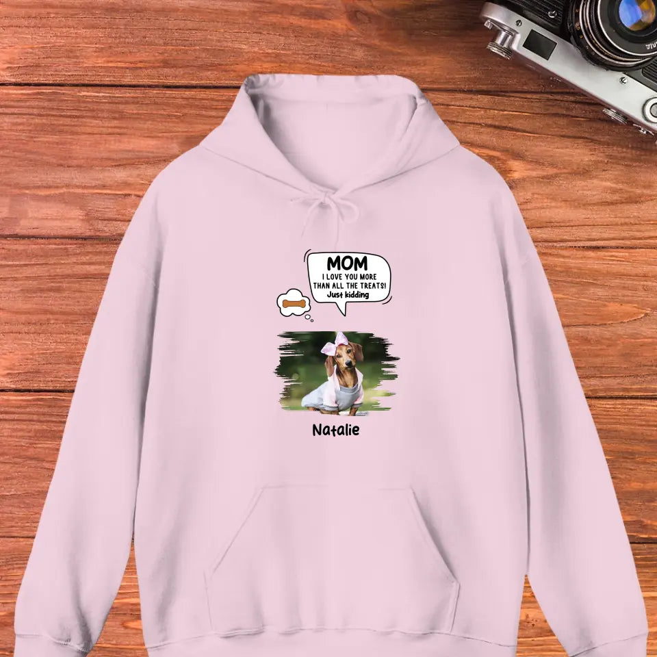 Pet Just Kidding Photo - Custom Photo - Personalized Gifts for Dog Lovers - Unisex Sweater