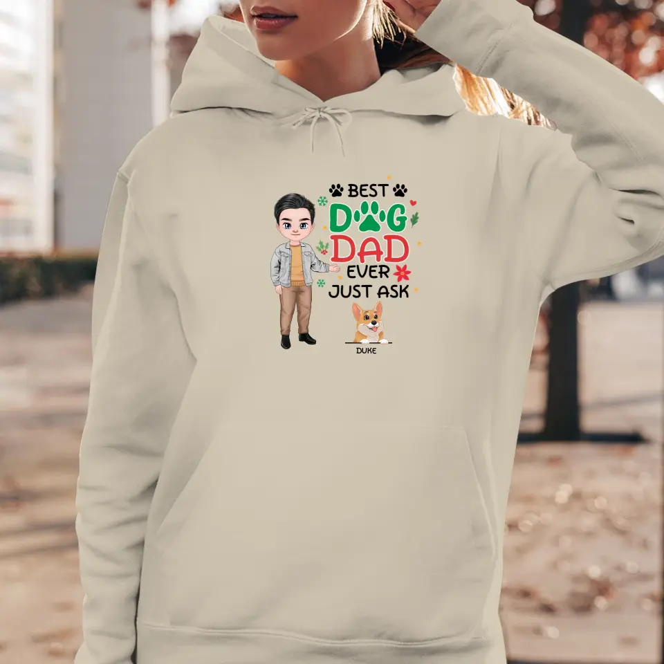 Best Dog Dad Ever - Custom Quote - Personalized Gifts For Dog Lovers - Unisex T-shirt
