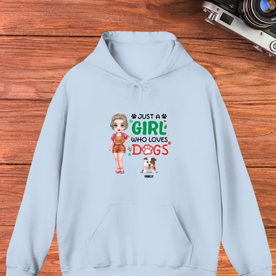 Just A Girl Who Loves Dog - Personalized Gifts For Dog Lovers - Unisex T-shirt