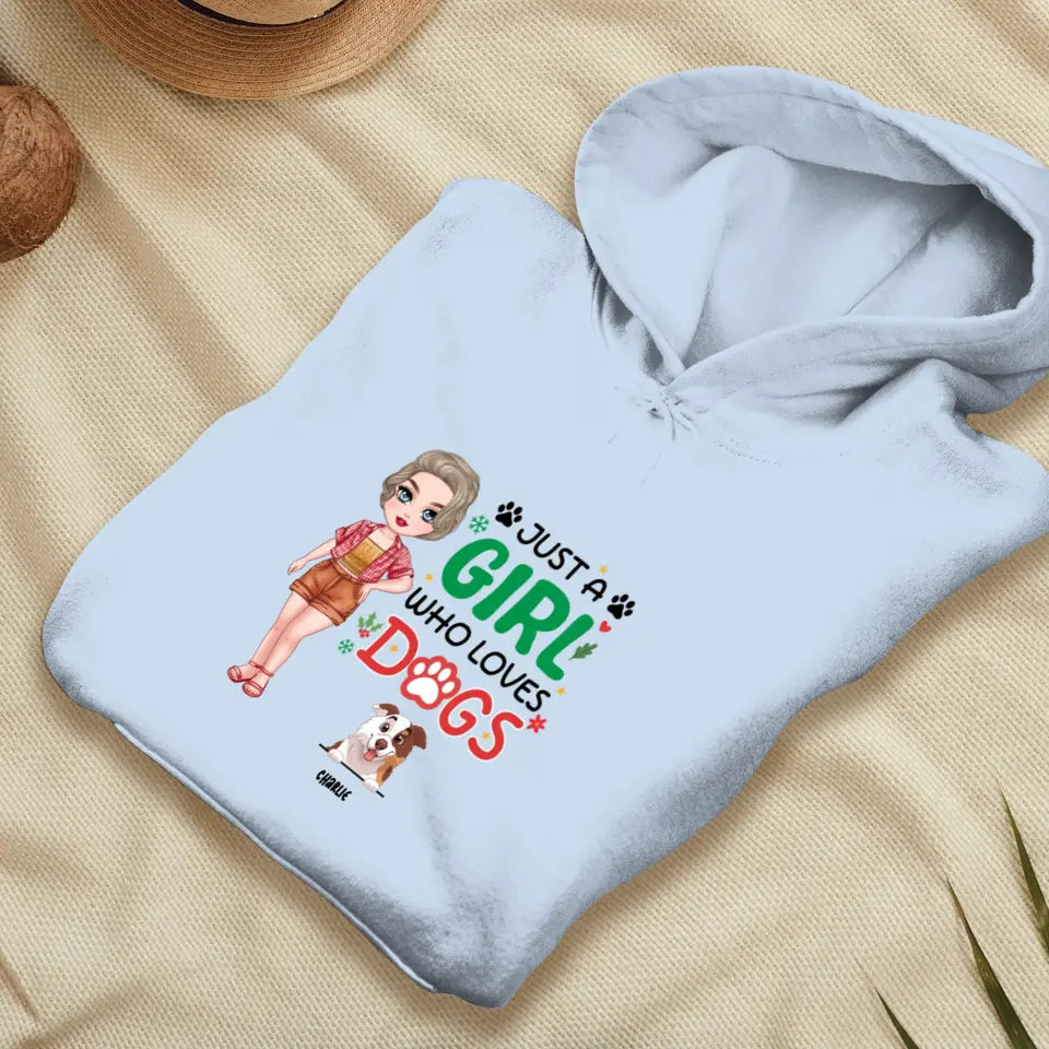 Just A Girl Who Loves Dog - Personalized Gifts For Dog Lovers - Unisex T-shirt