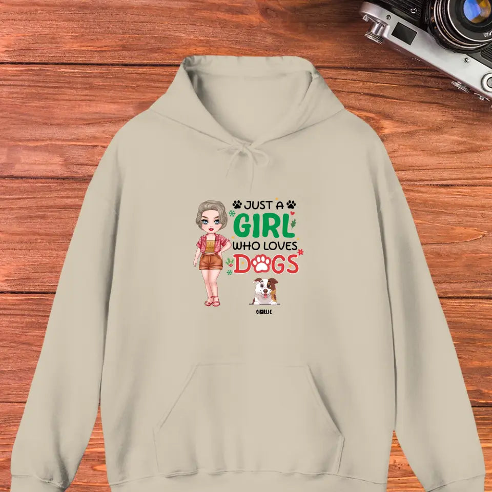 Just A Girl Who Loves Dog - Personalized Gifts For Dog Lovers - Unisex T-shirt