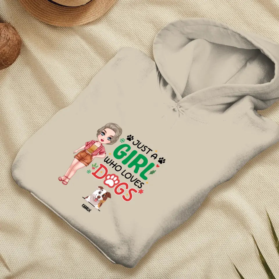 Just A Girl Who Loves Dog - Personalized Gifts For Dog Lovers - Unisex T-shirt