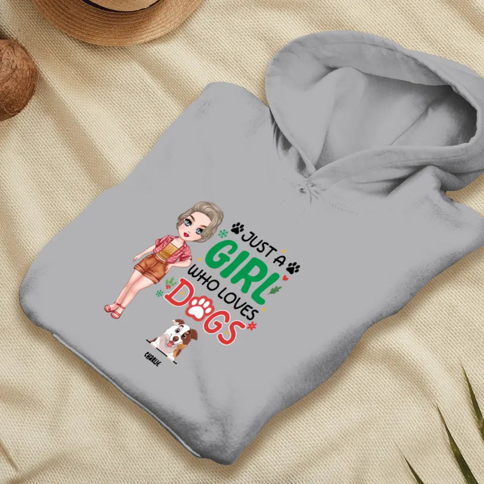 Just A Girl Who Loves Dog - Personalized Gifts For Dog Lovers - Unisex T-shirt