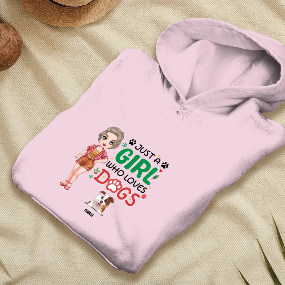 Just A Girl Who Loves Dog - Personalized Gifts For Dog Lovers - Unisex T-shirt