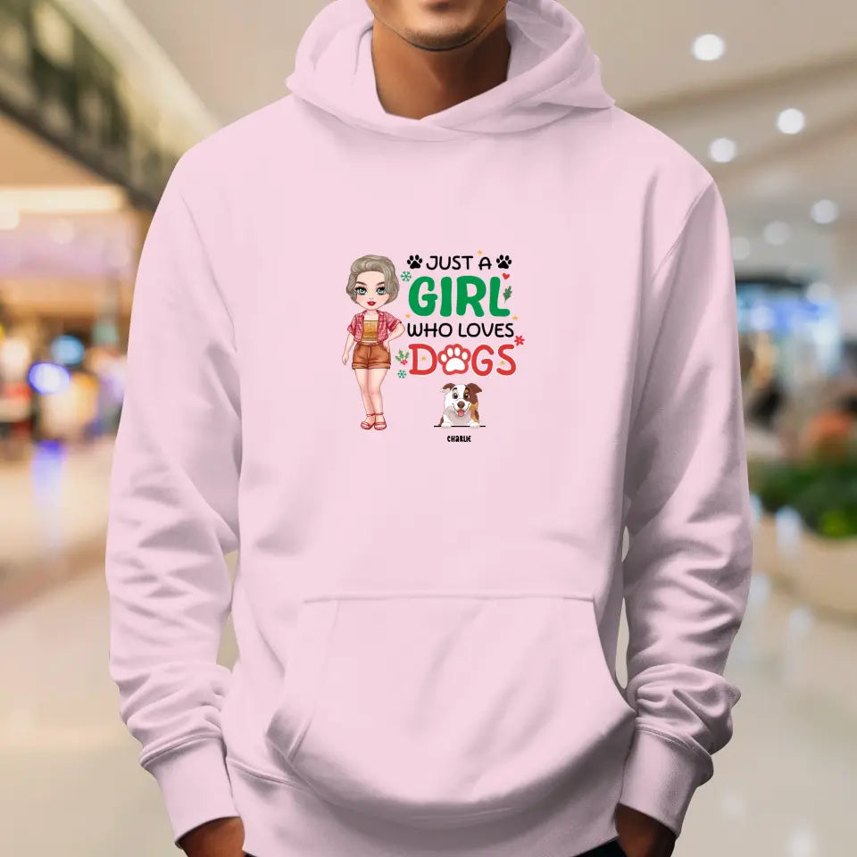 Just A Girl Who Loves Dog - Personalized Gifts For Dog Lovers - Unisex T-shirt