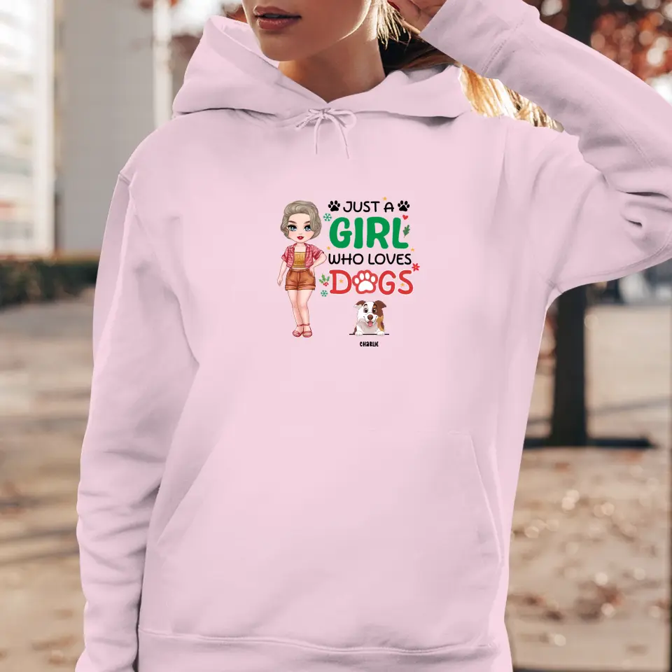 Just A Girl Who Loves Dog - Personalized Gifts For Dog Lovers - Unisex T-shirt