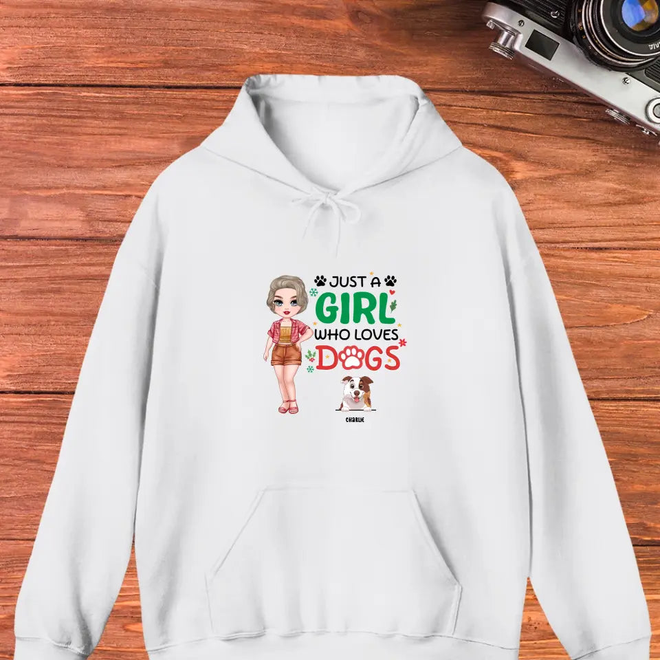 Just A Girl Who Loves Dog - Personalized Gifts For Dog Lovers - Unisex T-shirt