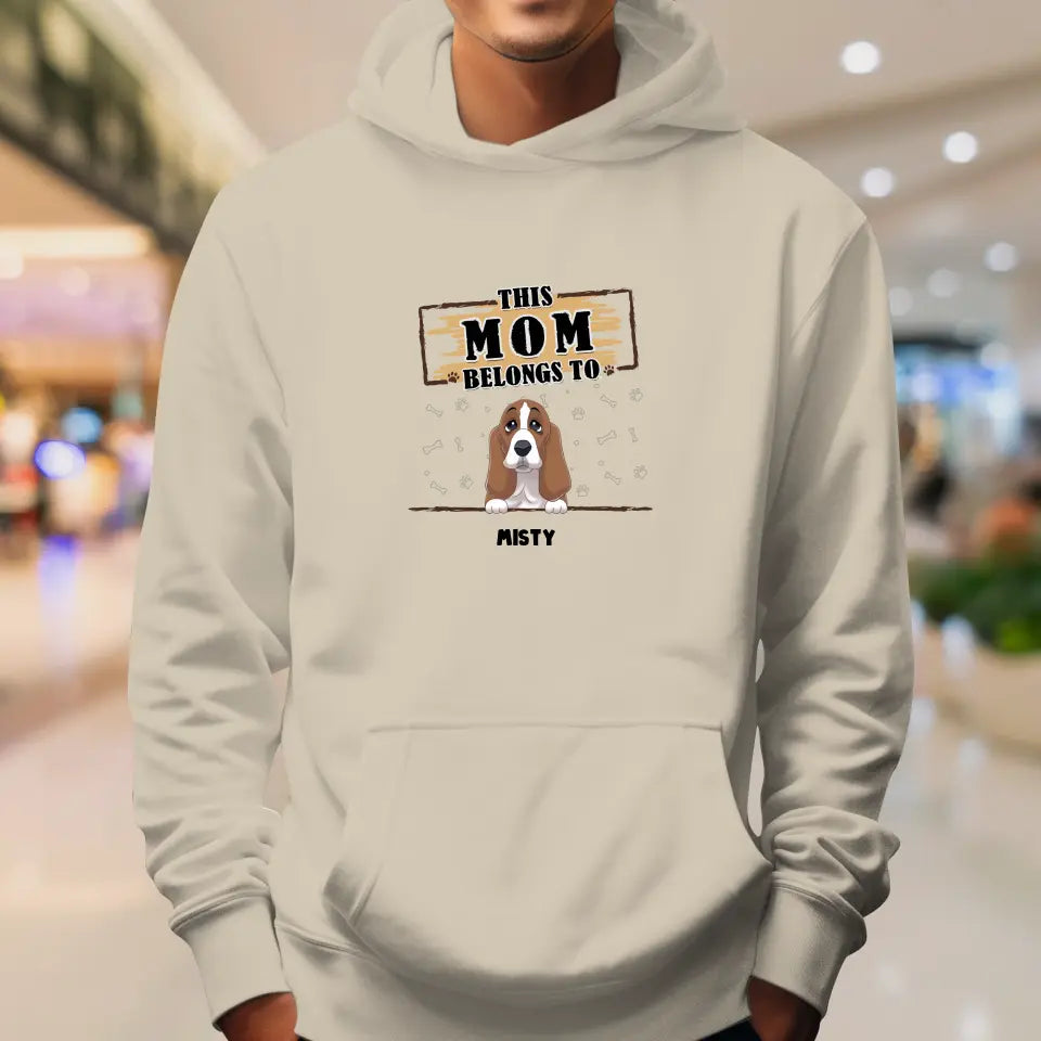 You Belong To Me - Custom Quote - Personalized Gifts for Dog Lovers - Unisex Sweater