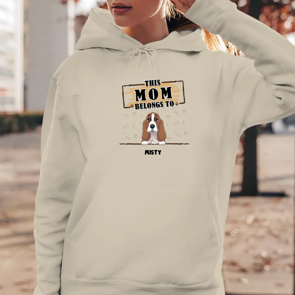 You Belong To Me - Custom Quote - Personalized Gifts for Dog Lovers - Unisex Sweater