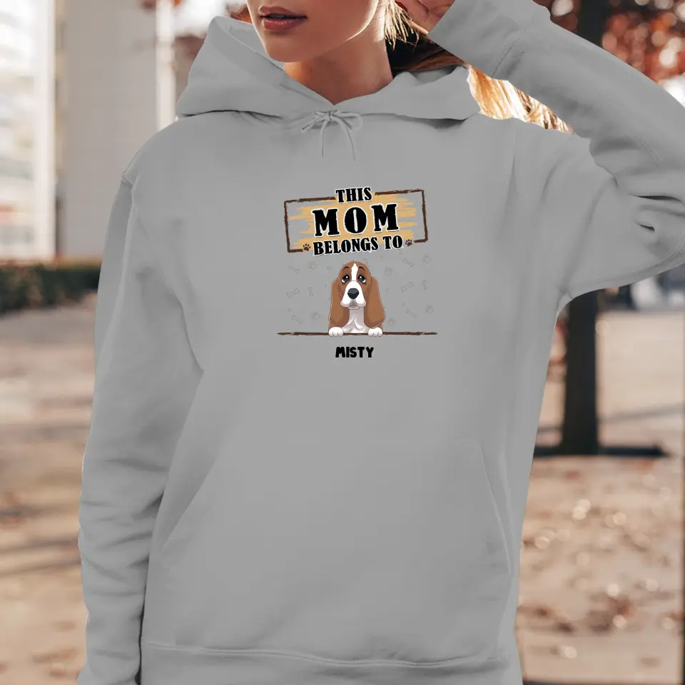 You Belong To Me - Custom Quote - Personalized Gifts for Dog Lovers - Unisex Sweater