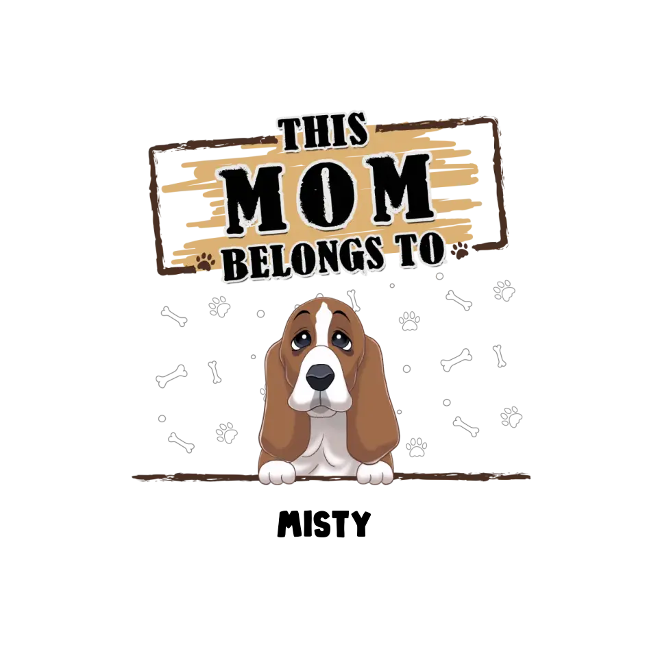 You Belong To Me - Custom Quote - Personalized Gifts For Dog Lovers - Unisex Hoodie