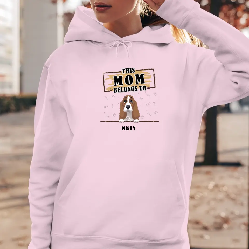 You Belong To Me - Custom Quote - Personalized Gifts for Dog Lovers - Unisex Sweater