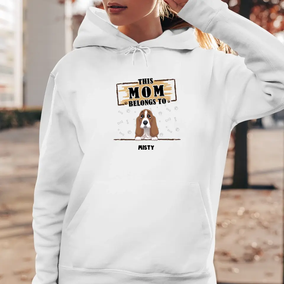 You Belong To Me - Custom Quote - Personalized Gifts for Dog Lovers - Unisex Sweater