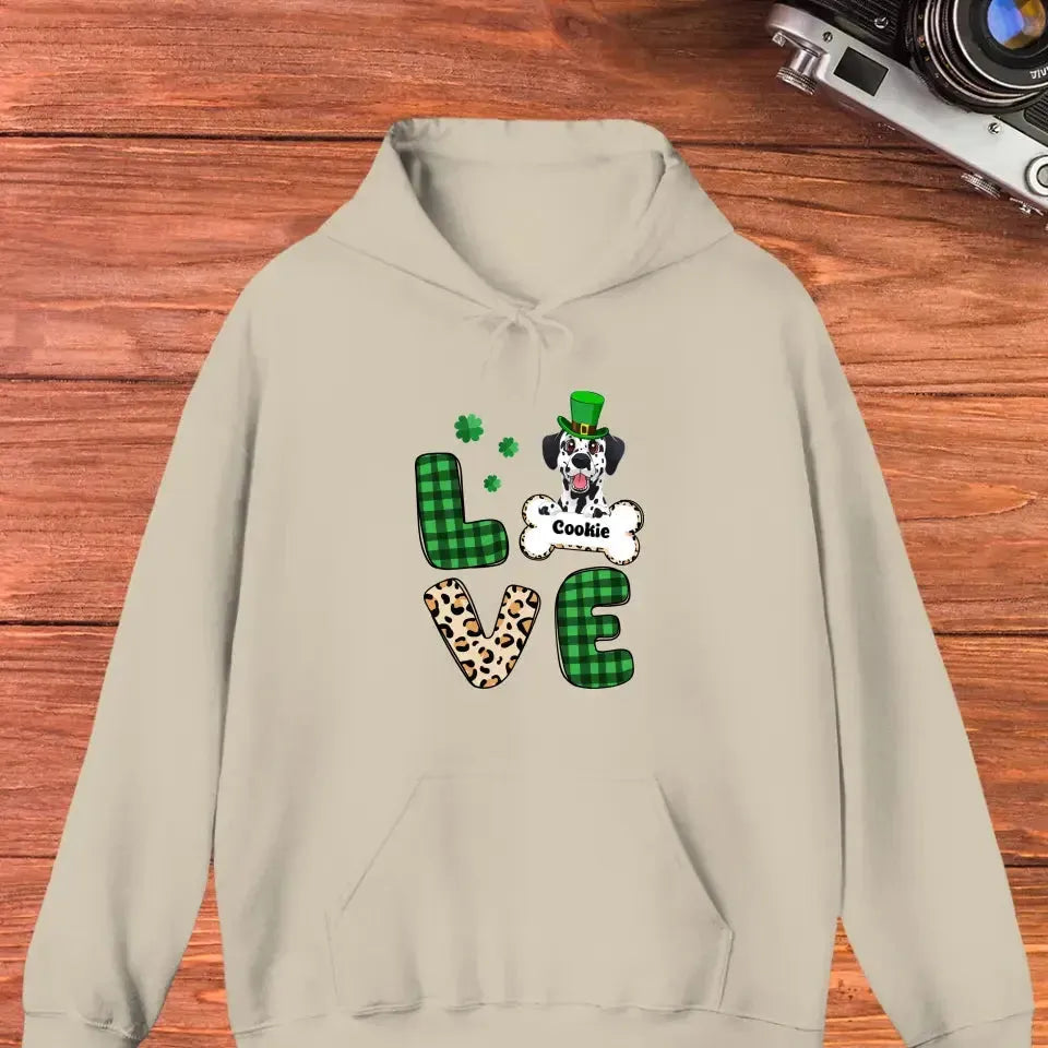 Dog Lover, Patrick's Day - Custom Name - Personalized Gifts For Dog Lovers - Unisex Sweater