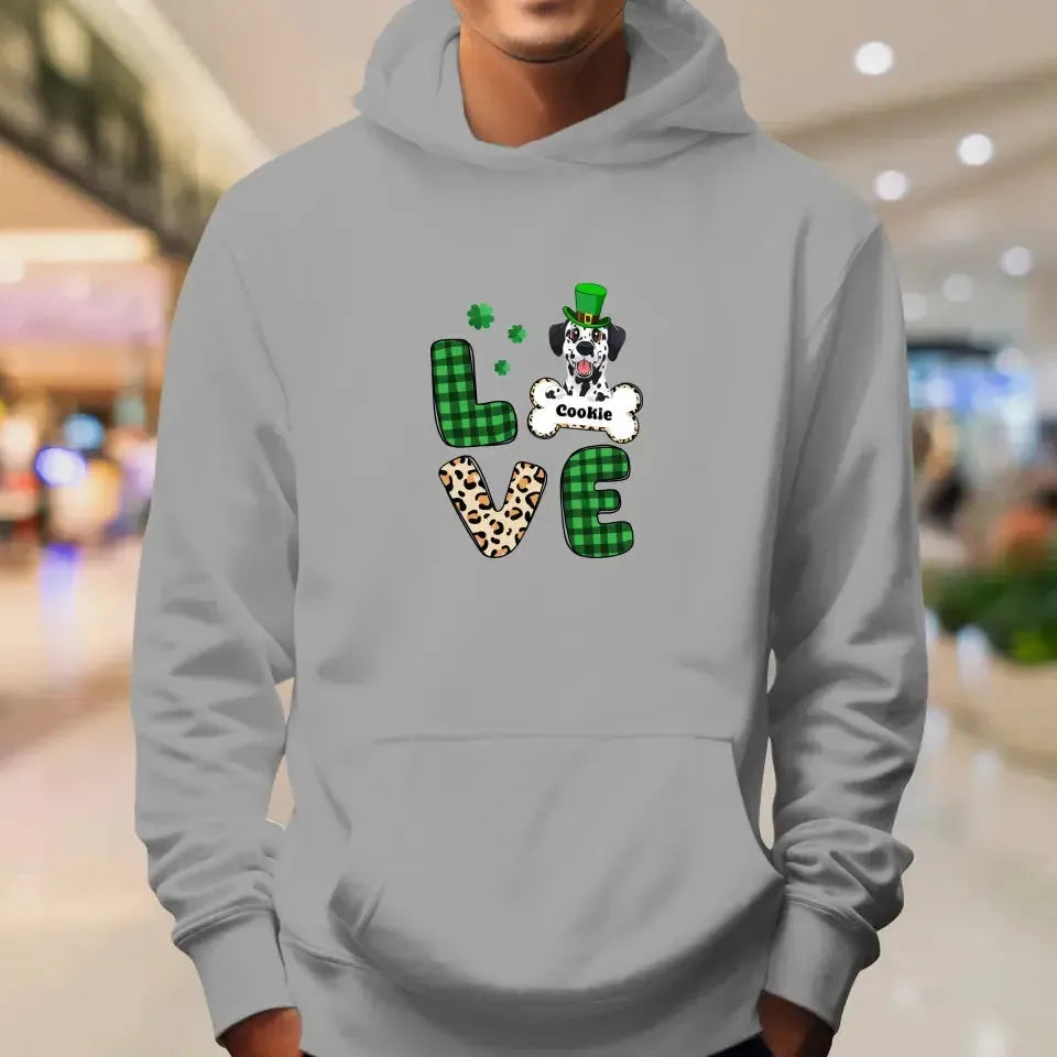 Dog Lover, Patrick's Day - Custom Name - Personalized Gifts For Dog Lovers - Unisex Sweater