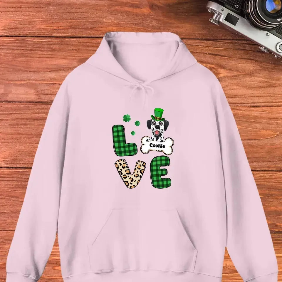 Dog Lover, Patrick's Day - Custom Name - Personalized Gifts For Dog Lovers - Unisex Sweater