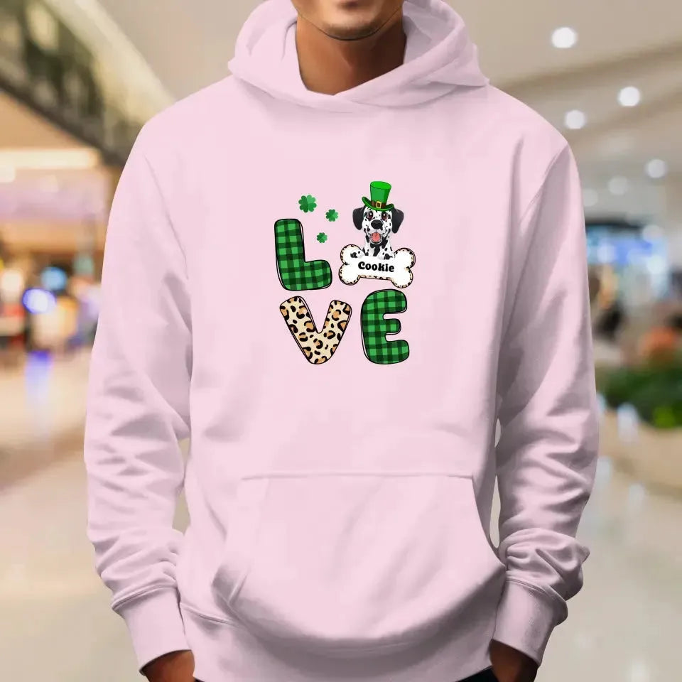 Dog Lover, Patrick's Day - Custom Name - Personalized Gifts For Dog Lovers - Unisex Sweater