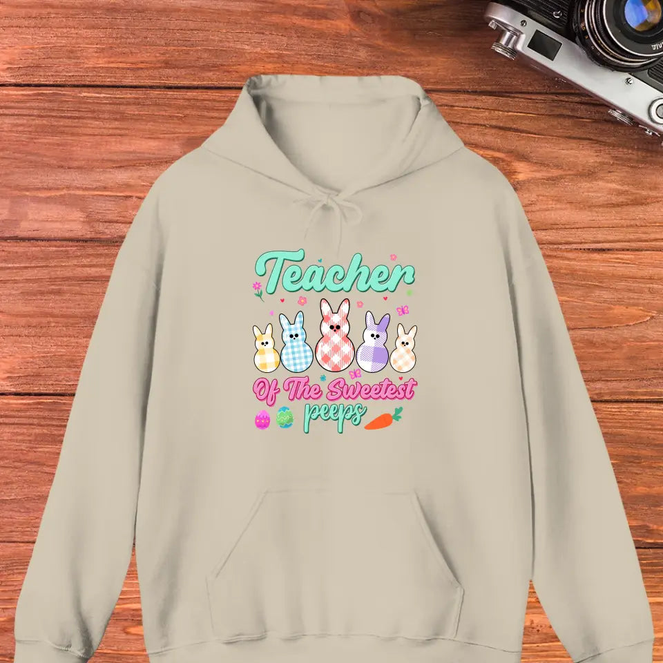 Teacher Of The Sweetest Peeps - Personalized Gifts For Teachers - Unisex Sweater