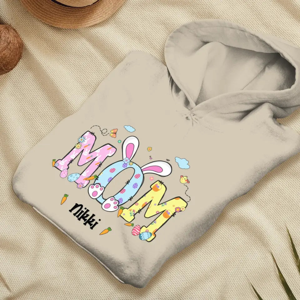 Mama Bunny Easter - Custom Name - Personalized Gifts For Mom - Sweater