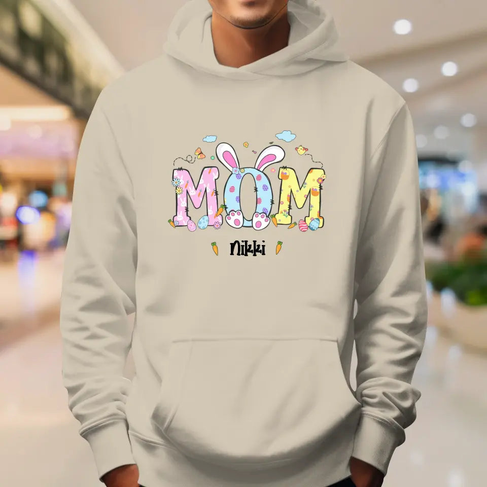 Mama Bunny Easter - Custom Name - Personalized Gifts For Mom - Sweater