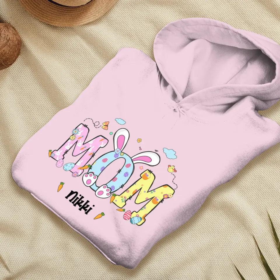 Mama Bunny Easter - Custom Name - Personalized Gifts For Mom - Sweater