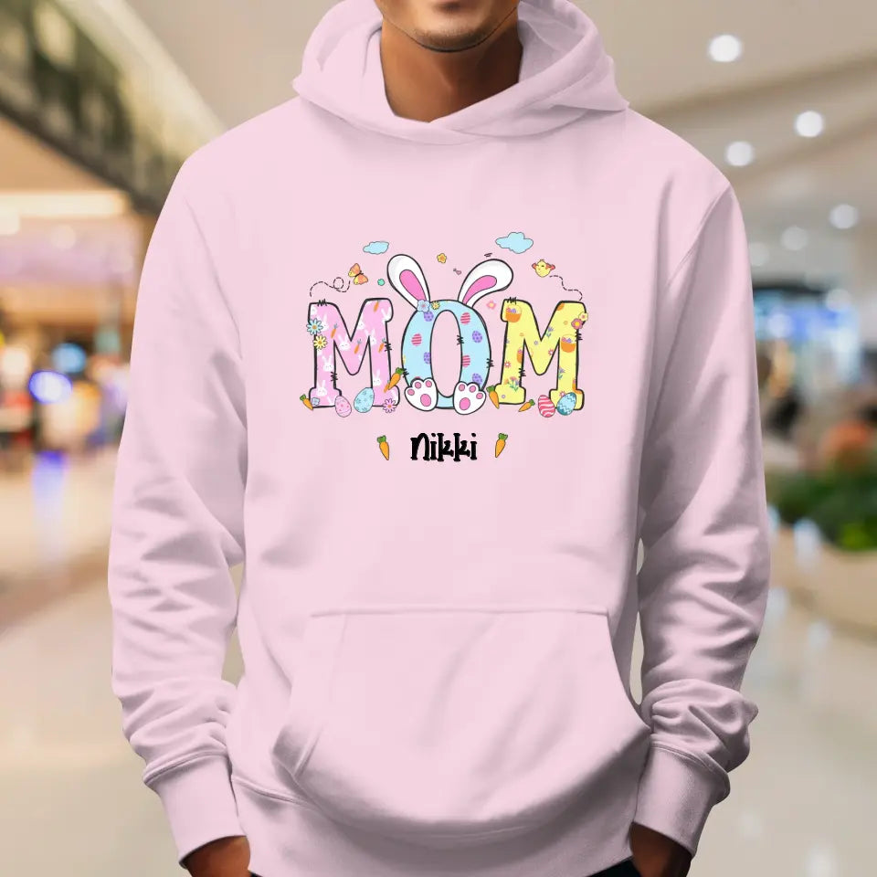 Mama Bunny Easter - Custom Name - Personalized Gifts For Mom - Sweater