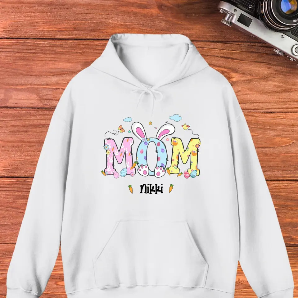 Mama Bunny Easter - Custom Name - Personalized Gifts For Mom - Sweater