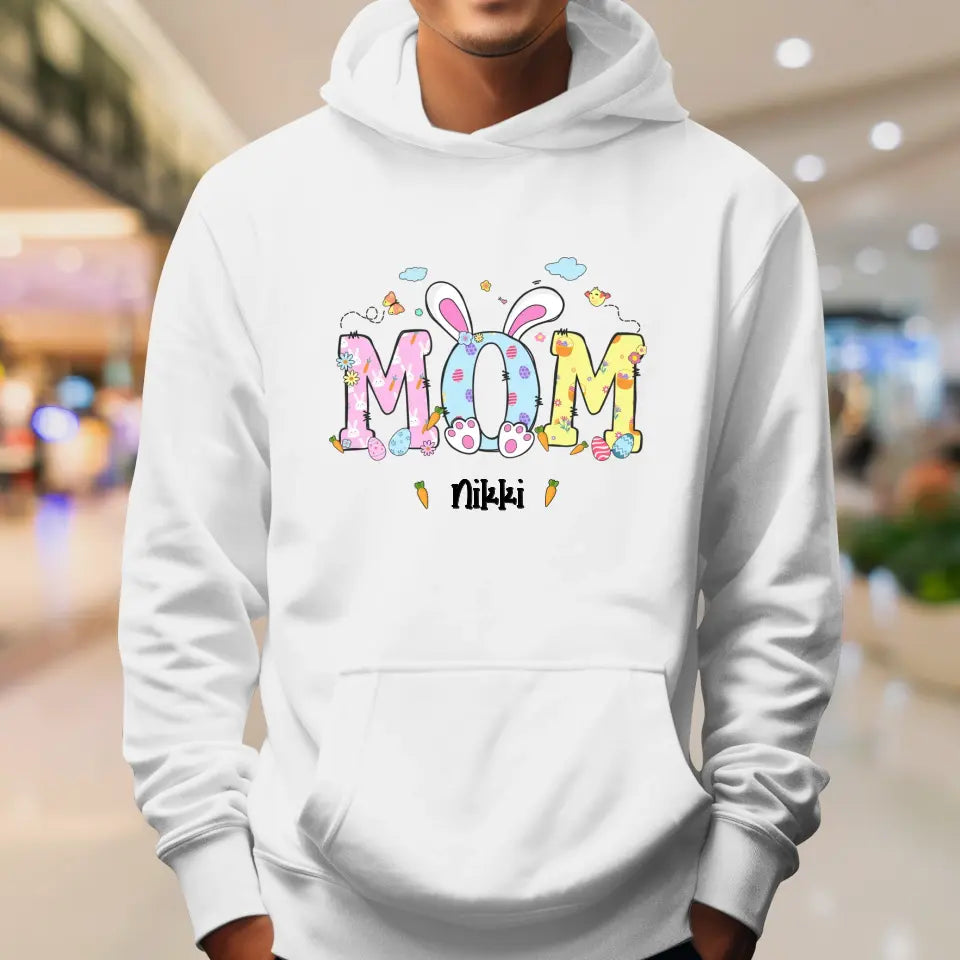 Mama Bunny Easter - Custom Name - Personalized Gifts For Mom - Sweater