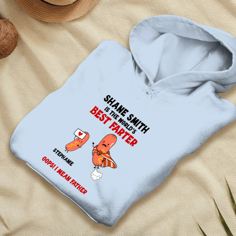 The World's Best Farter - Personalized Gifts For Dad - Unisex Sweater