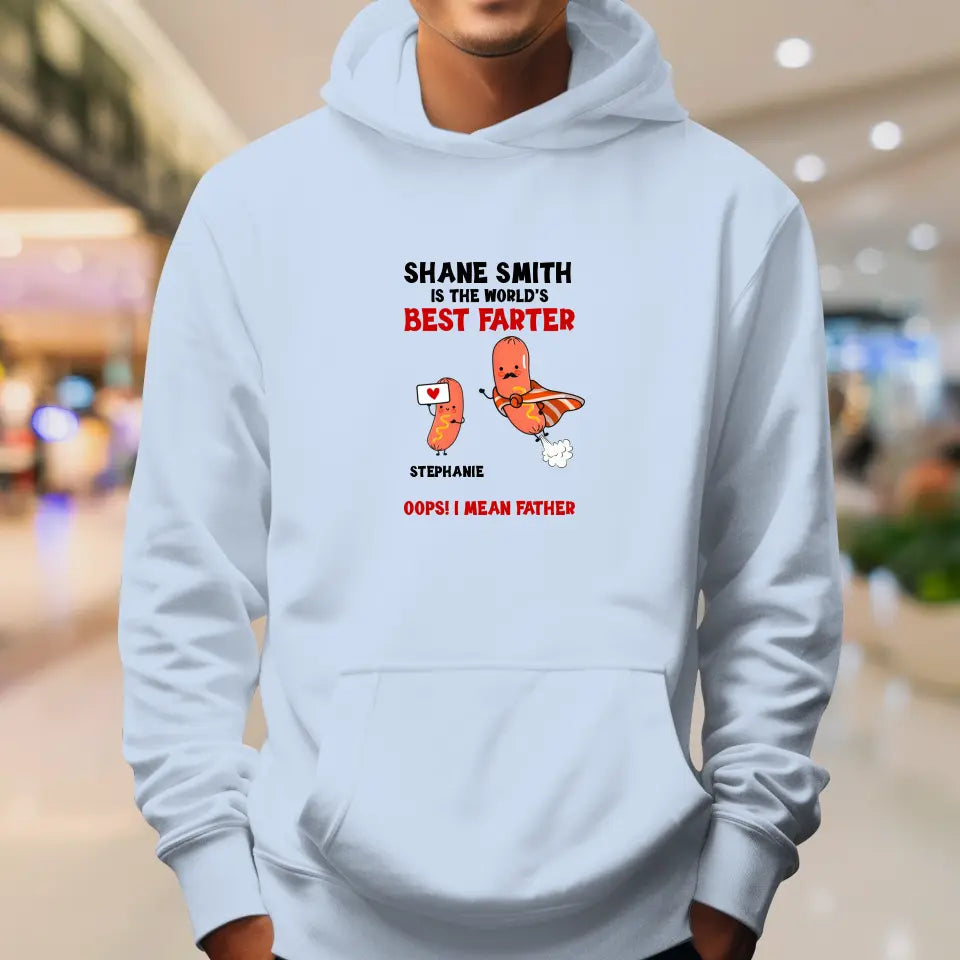 The World's Best Farter - Personalized Gifts For Dad - Unisex Sweater