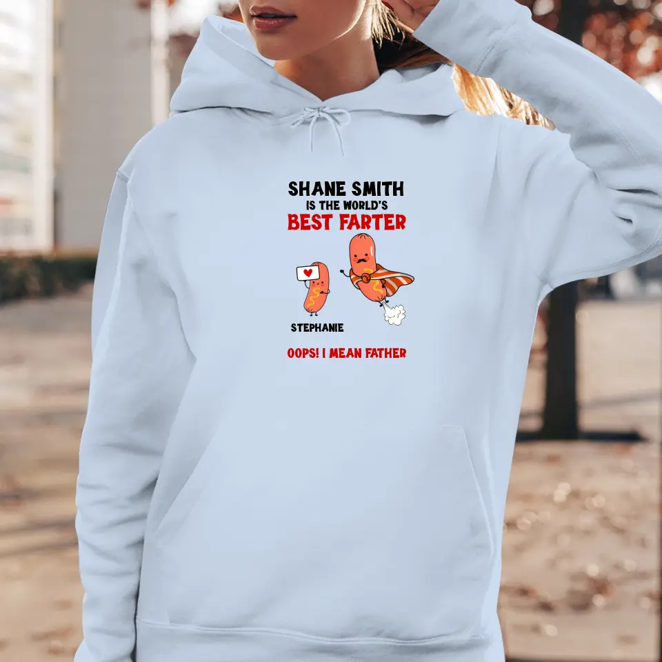 The World's Best Farter - Personalized Gifts For Dad - Unisex Sweater