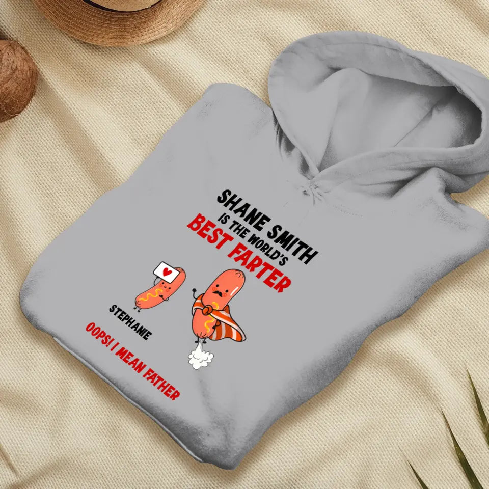 The World's Best Farter - Personalized Gifts For Dad - Unisex Sweater