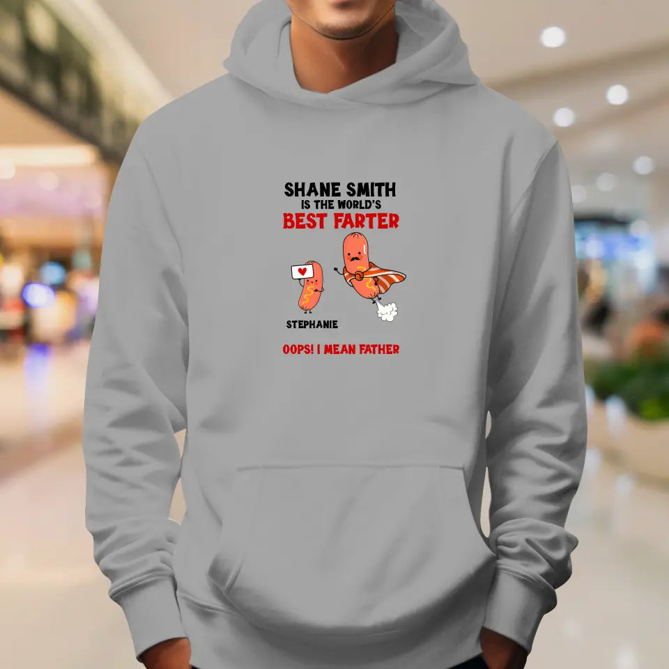 The World's Best Farter - Personalized Gifts For Dad - Unisex Sweater