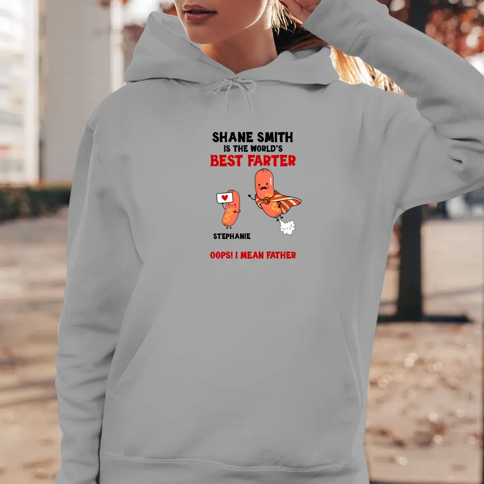 The World's Best Farter - Personalized Gifts For Dad - Unisex Sweater