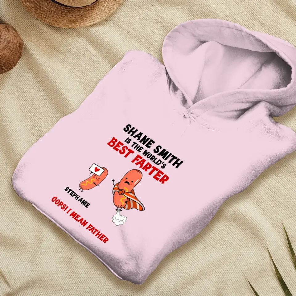 The World's Best Farter - Personalized Gifts For Dad - Unisex Sweater