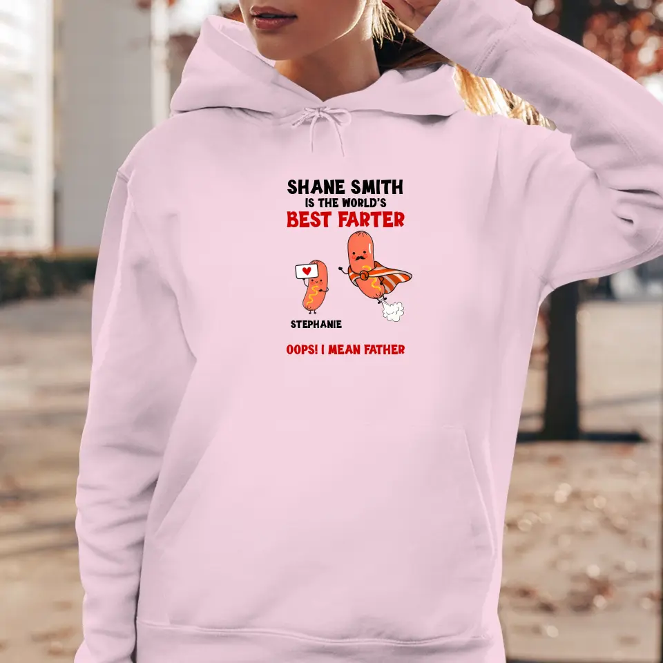 The World's Best Farter - Personalized Gifts For Dad - Unisex Sweater