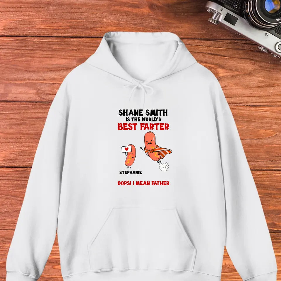 The World's Best Farter - Personalized Gifts For Dad - Unisex Sweater