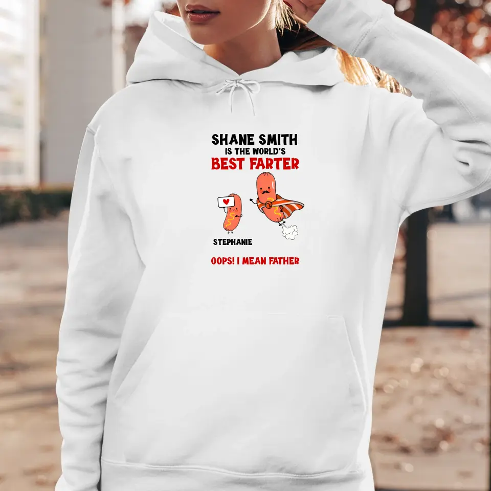 The World's Best Farter - Personalized Gifts For Dad - Unisex Sweater